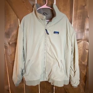 Mens LL Bean warm up jacket
